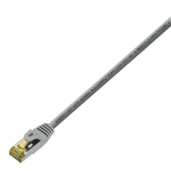 AISENS A146-0334 cable de red Gris 1 m Cat7 S FTP (S-STP)