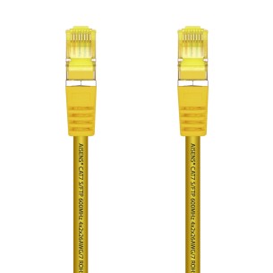 AISENS Cable De Red Latiguillo RJ45 LSZH Cat.7 600 MHz S FTP PIMF AWG26, Amarillo, 25 cm 2
