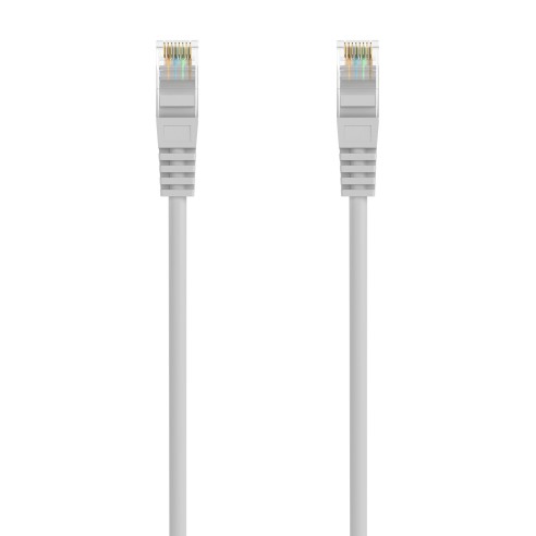 AISENS Cable de Red Latiguillo RJ45 LSZH Cat.6A 500 Mhz UTP AWG24, Gris, 30CM