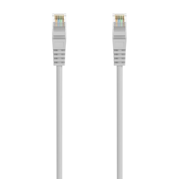 AISENS Cable de Red Latiguillo RJ45 LSZH Cat.6A 500 Mhz UTP AWG24, Gris, 30CM