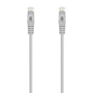 AISENS Cable de Red Latiguillo RJ45 LSZH Cat.6A 500 Mhz UTP AWG24, Gris, 30CM