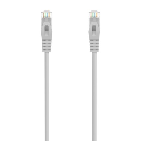AISENS Cable de Red Latiguillo RJ45 LSZH Cat.6A 500 Mhz UTP AWG24, Gris, 30CM
