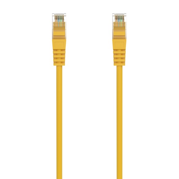 AISENS Cable de Red Latiguillo RJ45 LSZH Cat.6A 500 Mhz UTP AWG24, Amarillo, 30CM