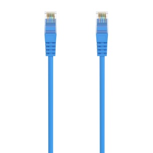 AISENS Cable de Red Latiguillo RJ45 LSZH Cat.6A 500 Mhz UTP AWG24, Azul, 25CM 2
