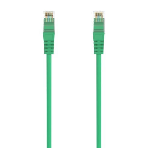 AISENS Cable de Red Latiguillo RJ45 LSZH Cat.6A 500 Mhz UTP AWG24, Verde, 30CM