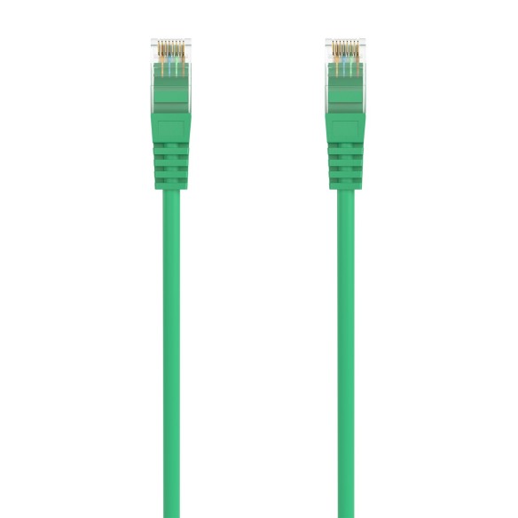 AISENS Cable de Red Latiguillo RJ45 LSZH Cat.6A 500 Mhz UTP AWG24, Verde, 30CM