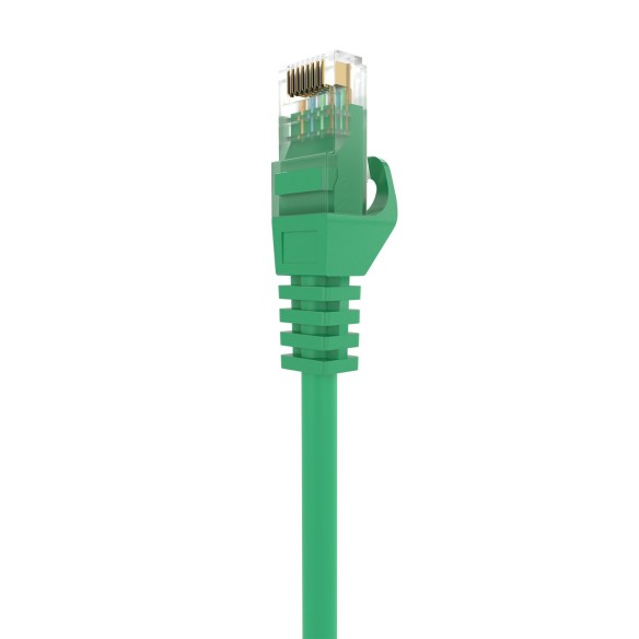 AISENS Cable de Red Latiguillo RJ45 LSZH Cat.6A 500 Mhz UTP AWG24, Verde, 30CM