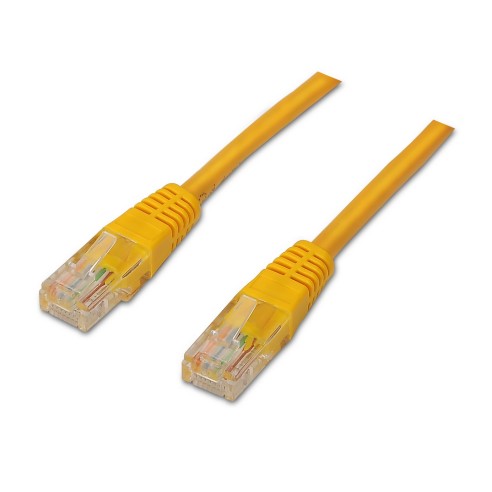 AISENS A135-0253 cable de red Amarillo 0,5 m Cat6 U UTP (UTP)