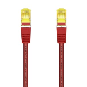 AISENS Cable De Red Latiguillo RJ45 LSZH Cat.7 600 MHz S FTP PIMF AWG26, Rojo, 0.5 m 2