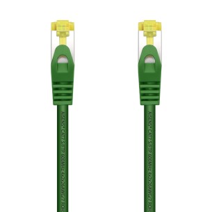 AISENS Cable De Red Latiguillo RJ45 LSZH Cat.7 600 MHz S FTP PIMF AWG26, Verde, 1.0 m