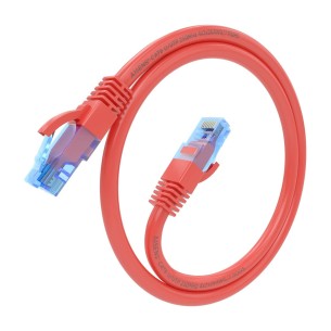 AISENS Cable De Red Latiguillo RJ45 Cat.6 UTP AWG26 CCA, Rojo, 25 cm 2