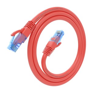 AISENS Cable De Red Latiguillo RJ45 Cat.6 UTP AWG26 CCA, Rojo, 0.75 m 2