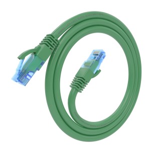 AISENS Cable De Red Latiguillo RJ45 Cat.6 UTP AWG26 CCA, Verde, 0.75 m 2