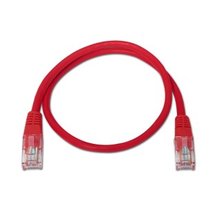 AISENS A133-0188 cable de red Rojo 1 m Cat5e U UTP (UTP) 2